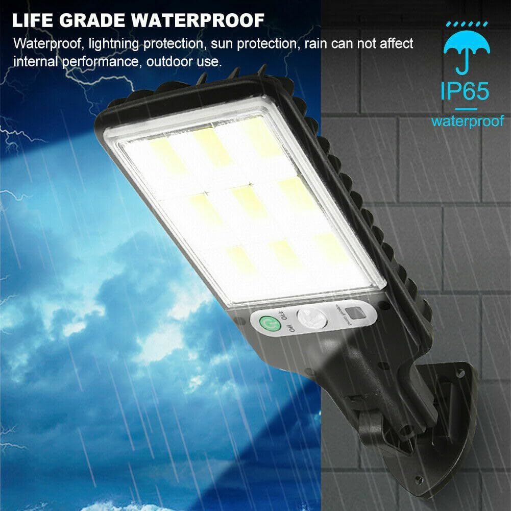 Solar lights, outdoor courtyard lights, road human body sensing lights, LED waterproof integrated wall lights, solar energy โ image 4