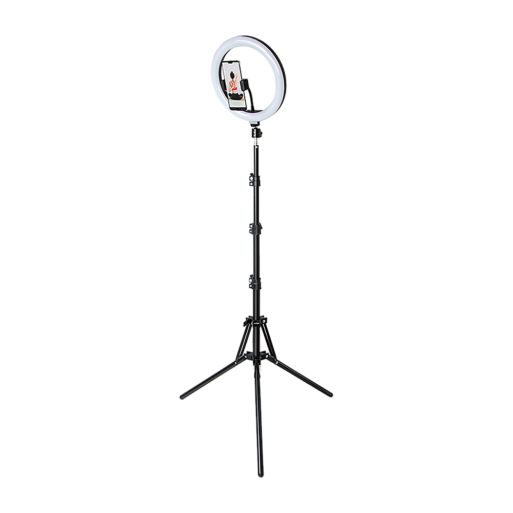 10" LED Selfie Ring Light with 1.6M Tripod Stand Phone Holder Photo Live Makeup — image 7