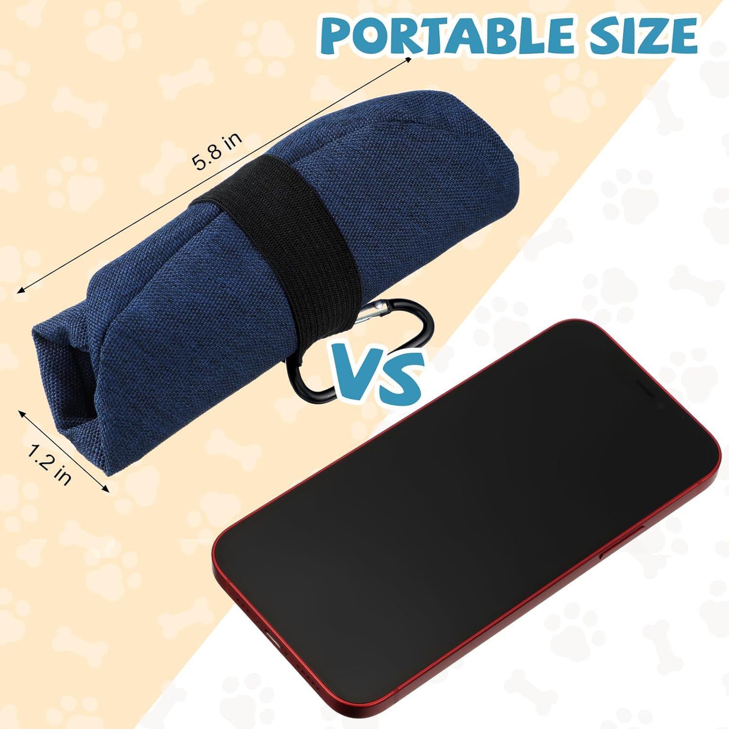 Durable Oxford Fabric Collapsible Dog Bowl, Portable Foldable Pet Food and Water Container for Outdoor Adventures, Camping, and Daily Walks with Convenient — image 4