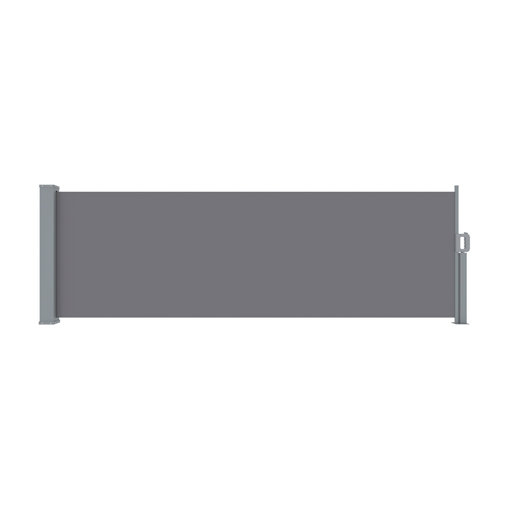 Instahut Side Awning Sun Shade Outdoor Blinds Retractable Screen 1X3M Grey โ image 3