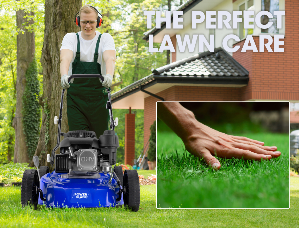 POWERBLADE Lawn Mower 139CC 17 - Petrol Powered Push Lawnmower 4 Stroke Engine — image 3