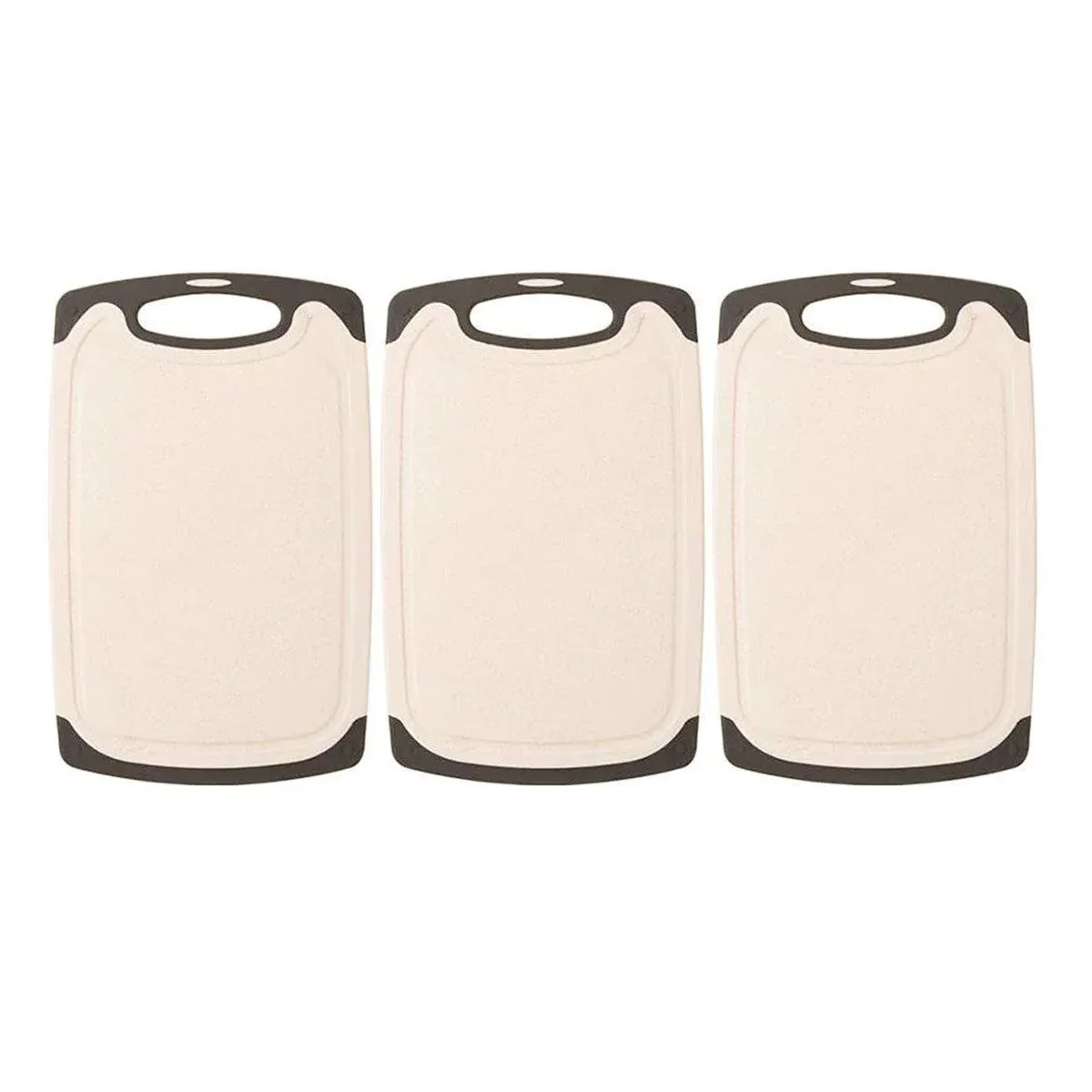 3PCS Wheat Straw Cutting Board Kitchen Chopping Board for Vegetables Meat Fruit โ image 2