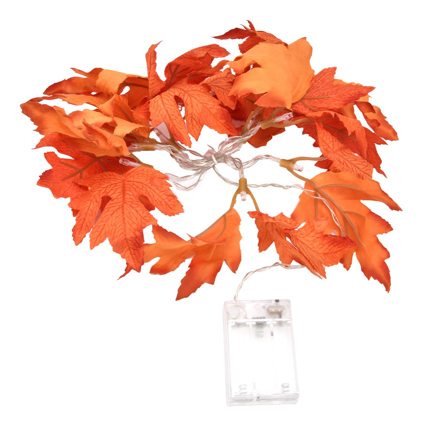 10LED Maple Leaves String Light LED Decorative String Light for Home Holiday Indoor Decor — image 4