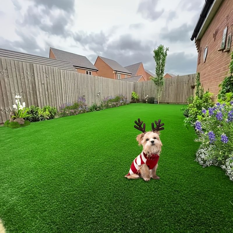 Green Artificial Turf Reusable Artificial Grass Pet Grass For Dogs 2cm Green Base — image 2
