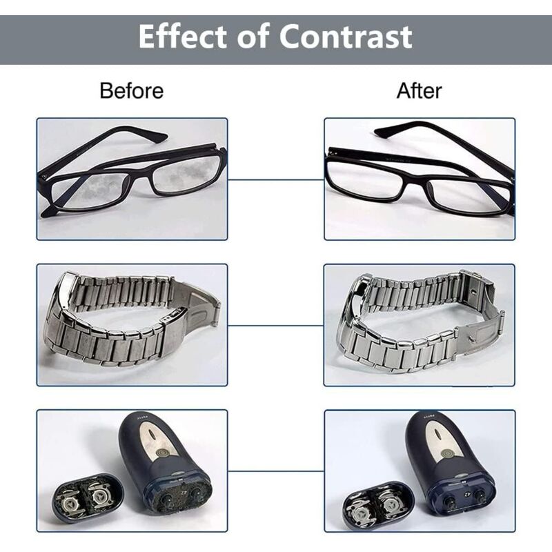 Ultrasonic Cleaner 350Ml Glasses Cleaner Ultrasonic Bath For Glasses Jewelry Watches Rings Necklaces Razors Dentures โ image 2