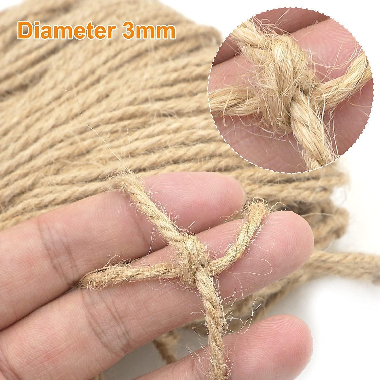 Jute Plant Climbing Net for Vegetables and Vines, Natural Support Trellis for Garden, Balcony and Greenhouse Use, 2 × 5 m — image 2