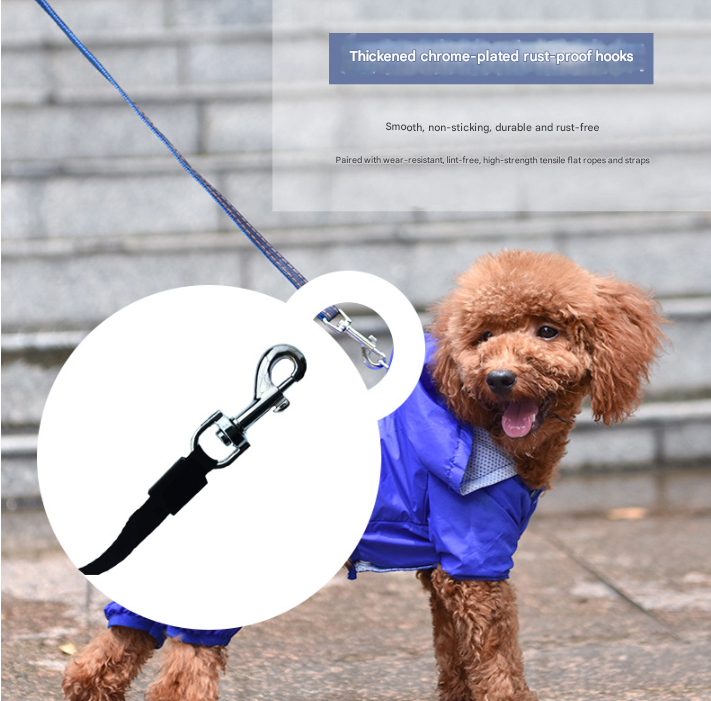 Green 3-in-1 Retractable Dog Leash with LED Flashlight and Waste Bag Dispenser 5m Nylon Lead for Dogs up to 20kg Essential Pet Walking Gear — image 4