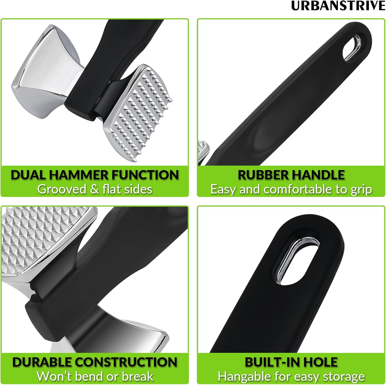 Premium Heavy Duty Meat Tenderizer Hammer — image 4
