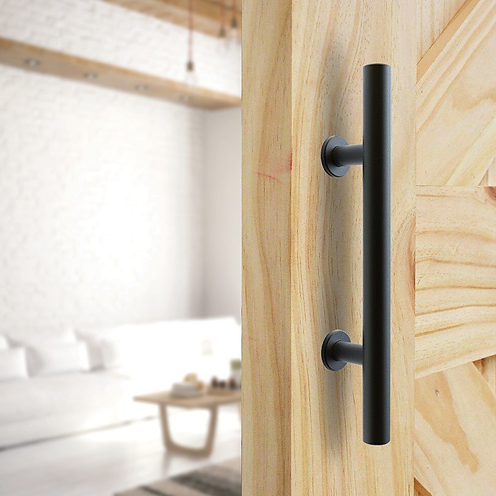 Carbon Steel Door Handle & Flush Pull Wood Door Gate Hardware 12" โ image 2