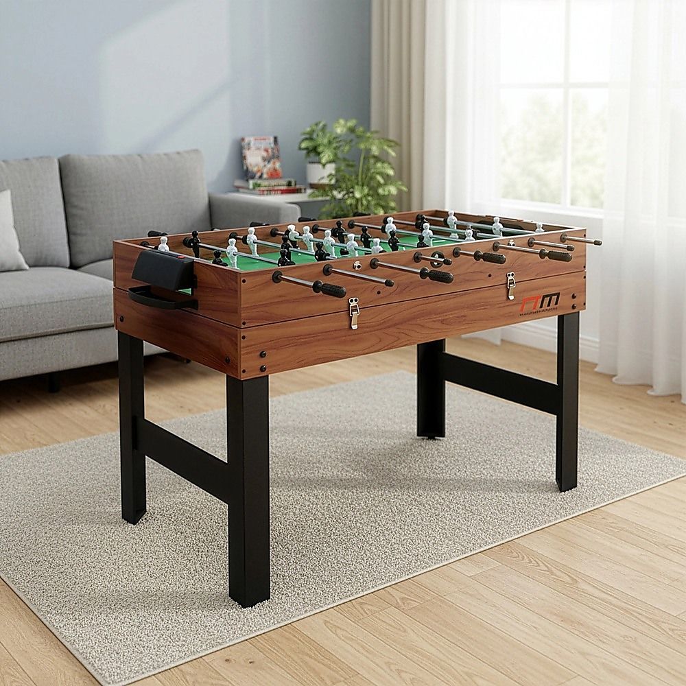 4FT 3-in-1 Games Foosball Soccer Hockey Pool Table โ image 4