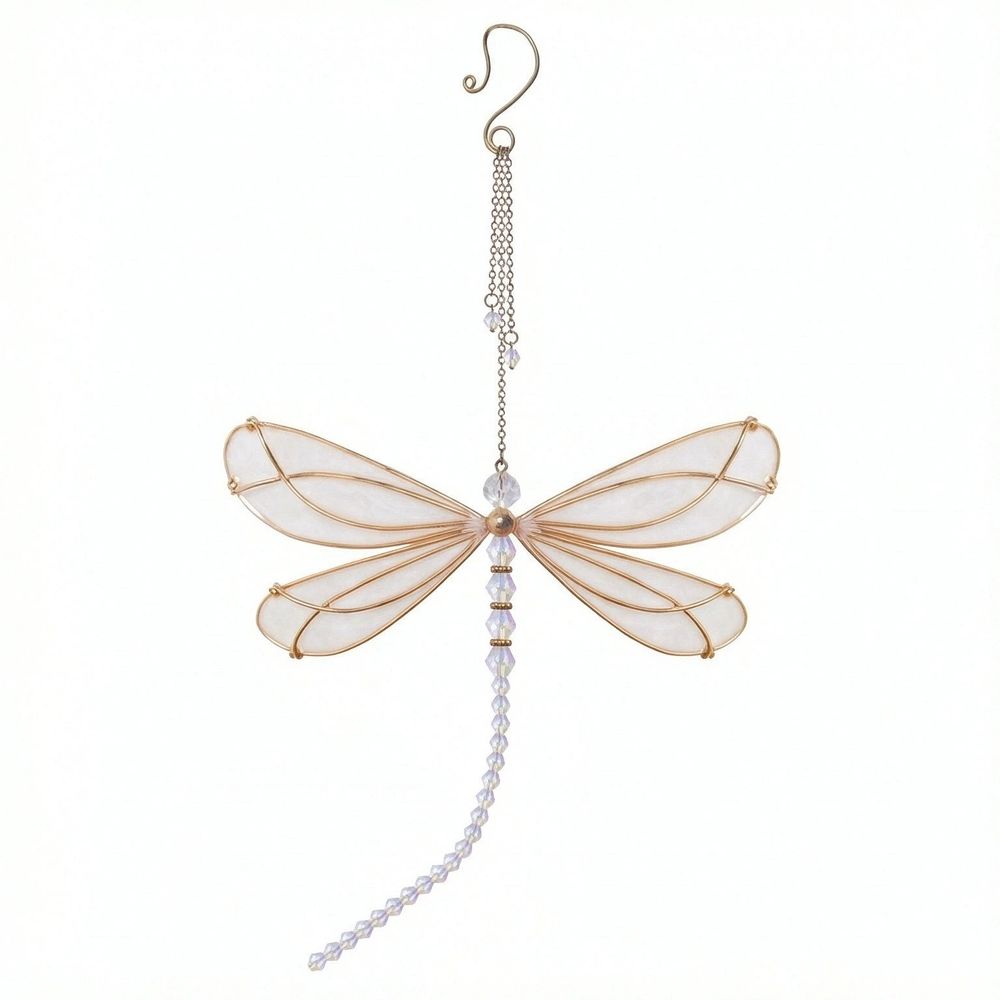 Dragonfly Pendant - Hanging Rainbow Machine Crystal Sun Catcher Home Garden Window Christmas Tree Decoration Gift