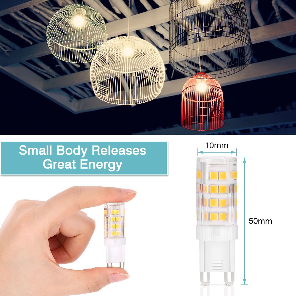 FBA Warm White No stroboscopic 5W G9 Corn Bulb Ceramic Highlight (6 Pack) AC220-240V — image 6