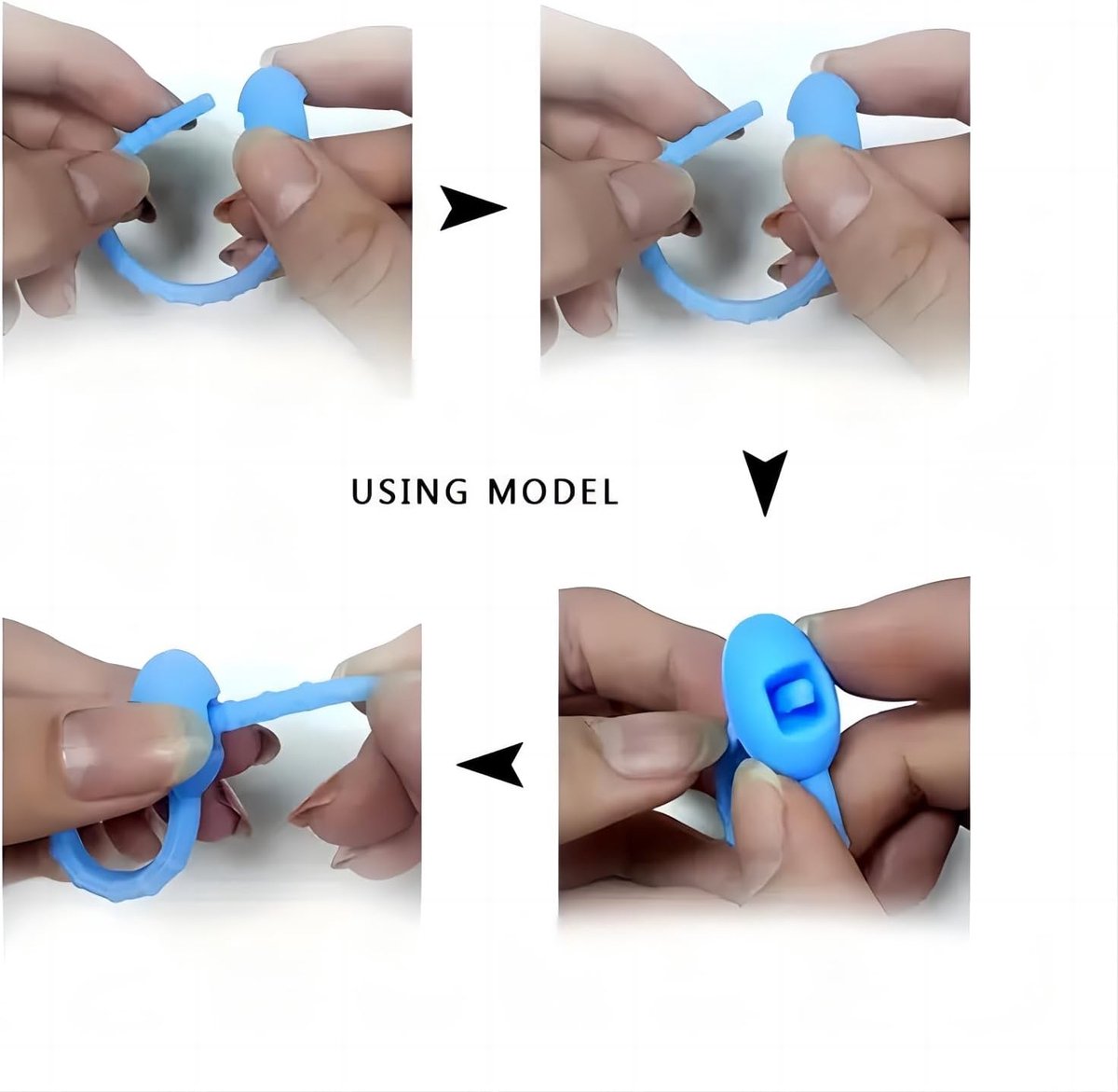 Cable Ties - Tyraps | Tie Wraps - 30 reusable silicone cable ties, 15 cm long with locking mechanism, suitable for home, office, kitchen, school, etc โ image 3