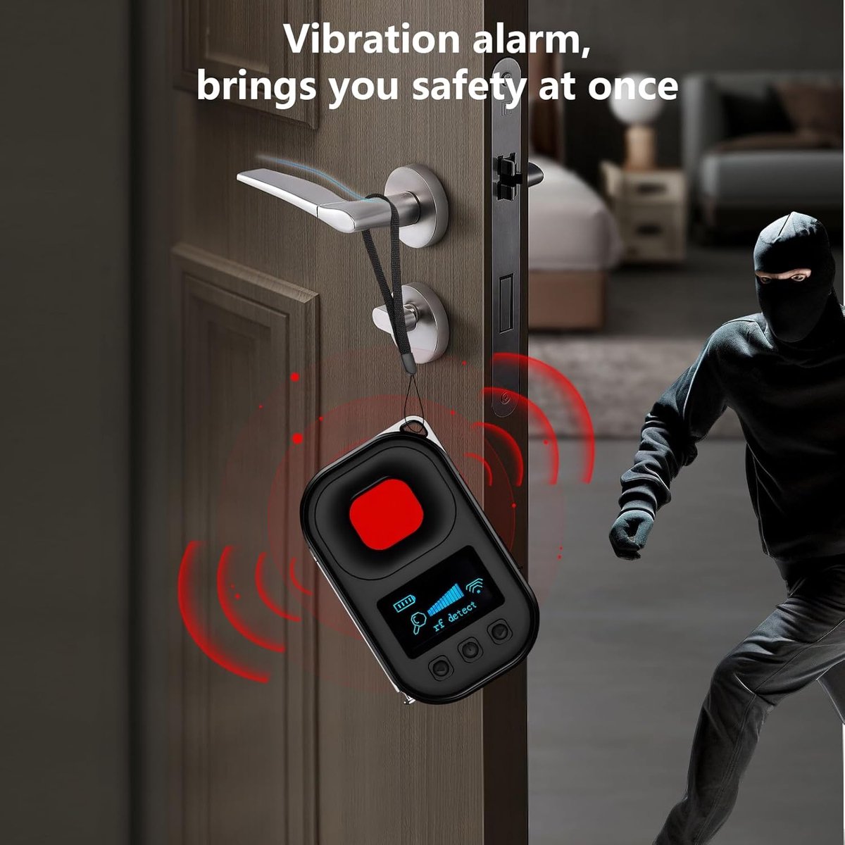 Camera detector - spy camera - hidden camera detector - listening device detector - insect and GPS tracker detector - 4 modes - rechargeable - camera detector โ image 2