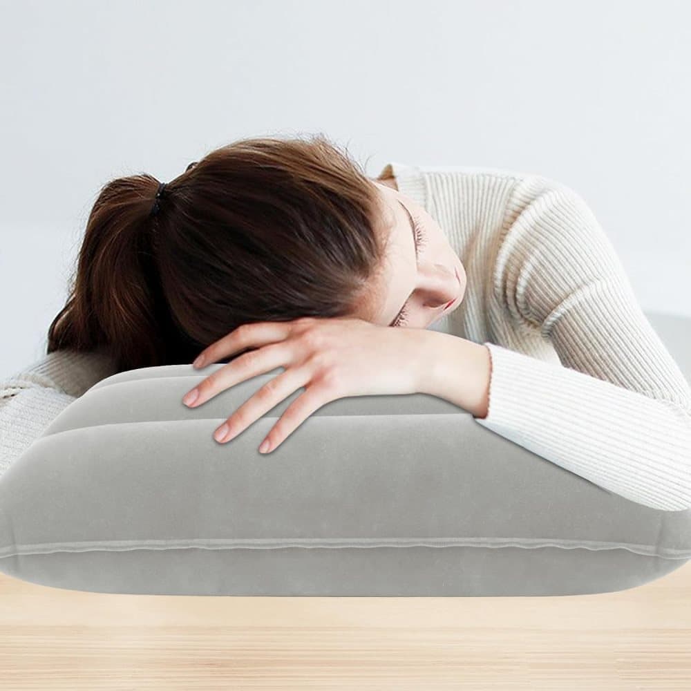 2-Pack Inflatable Travel Pillow, Compact Headrest Pillow for Camping and Travel, Portable, SZ3 — image 6