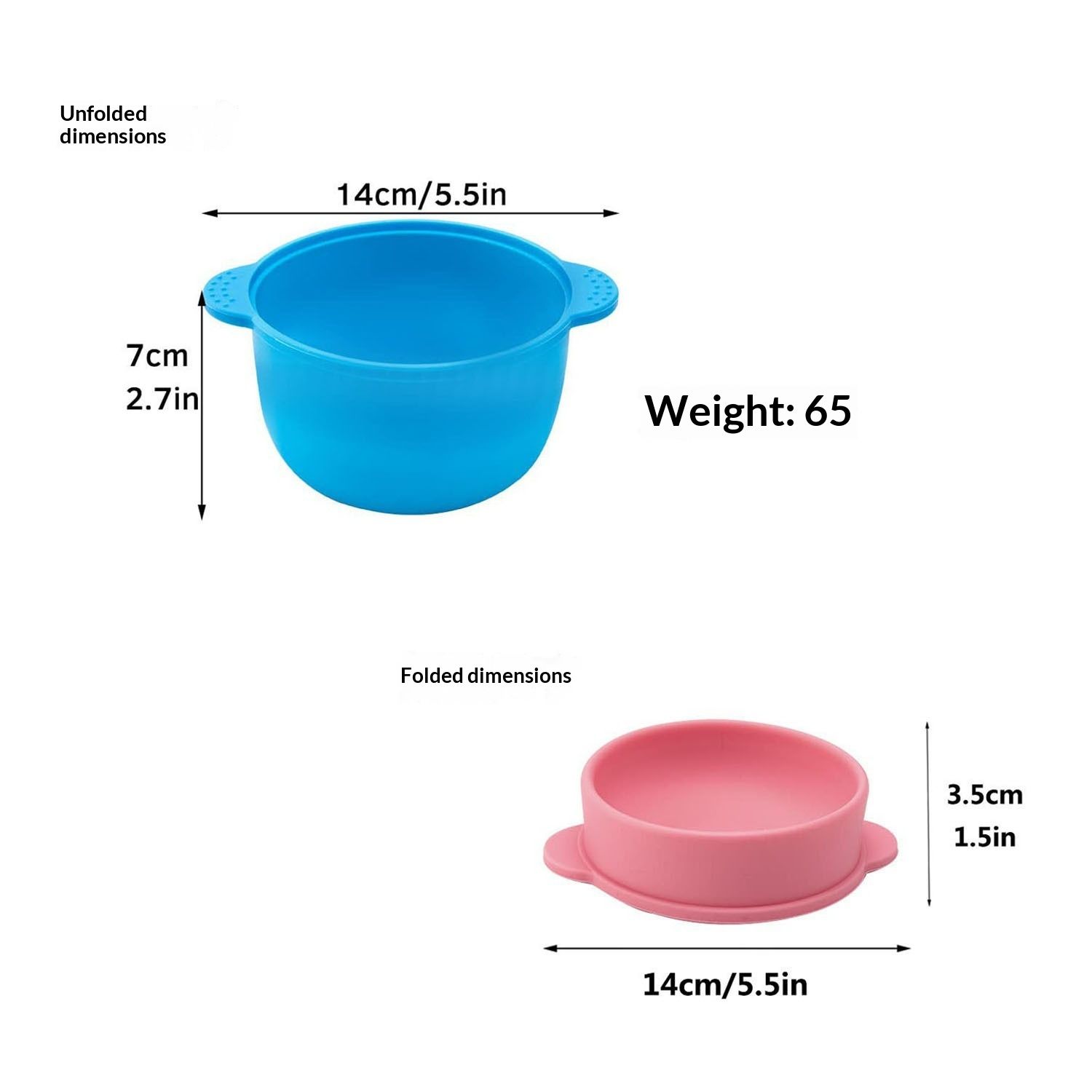 6 Pieces Silicone Wax Pot Replacement, 14 oz Wax Pot Insert for Hair Removal Wax Warmer Liner, Removable Waxing Bowl for Home Use, 500 ml โ image 4