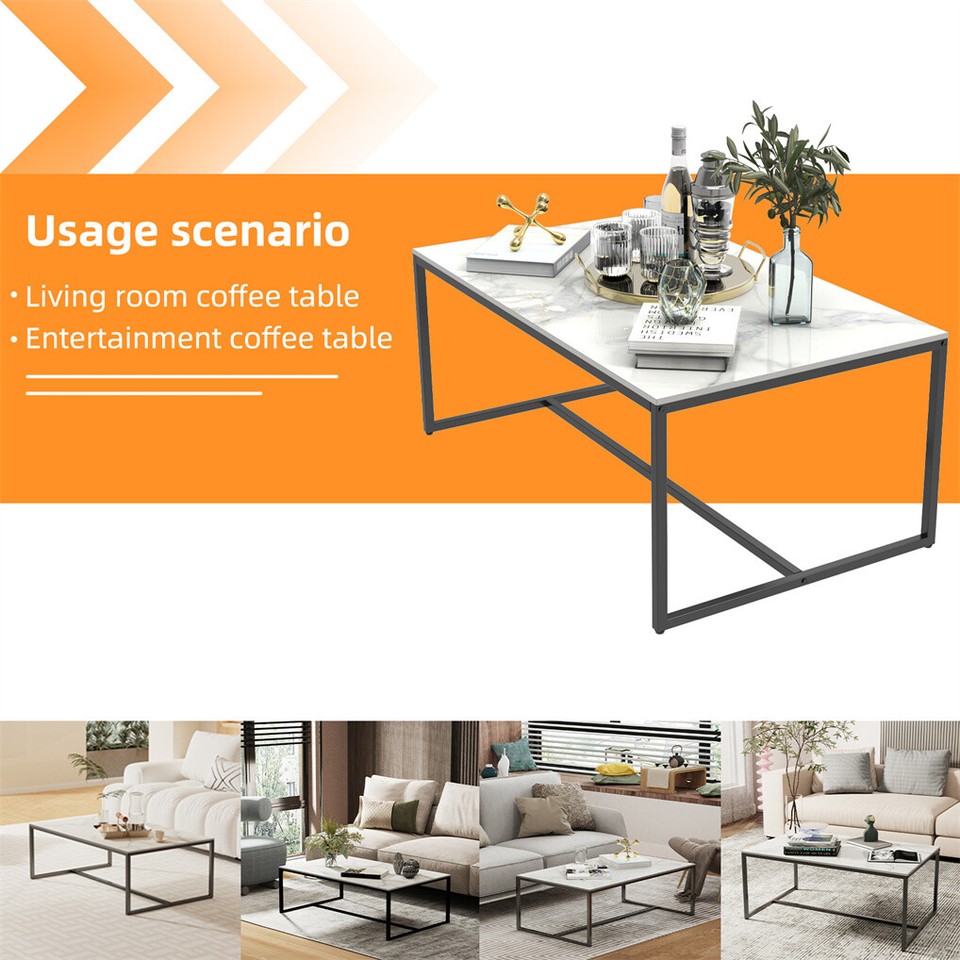Elegant Heavy Duty Stone Coffee & Side Table — image 5