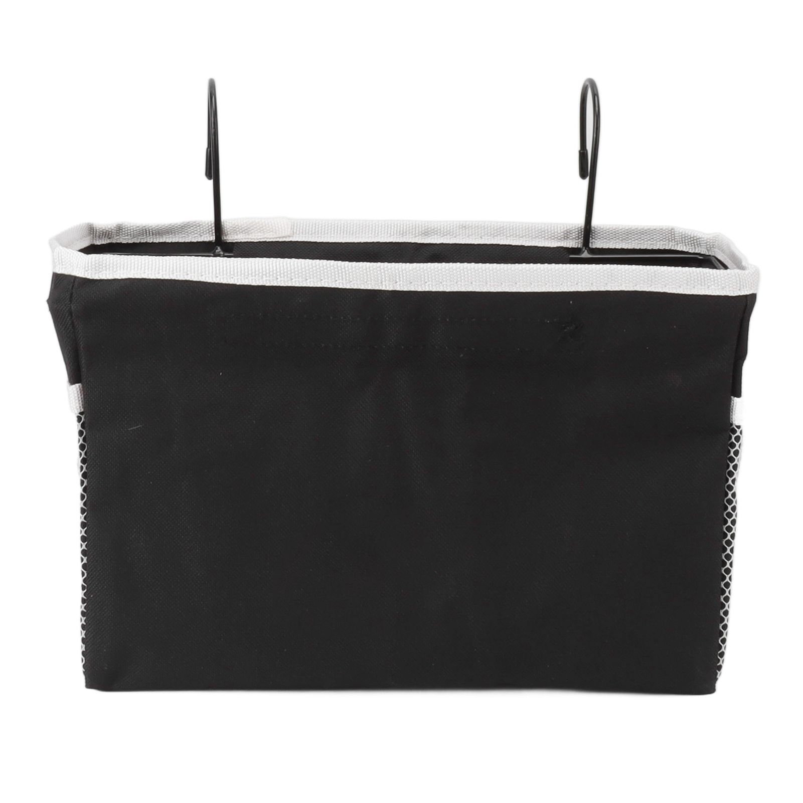 Bedside Storage Basket Hook Hanging Canvas Bag Rail Organization Shelf for Dormitory Office Living Room — image 5