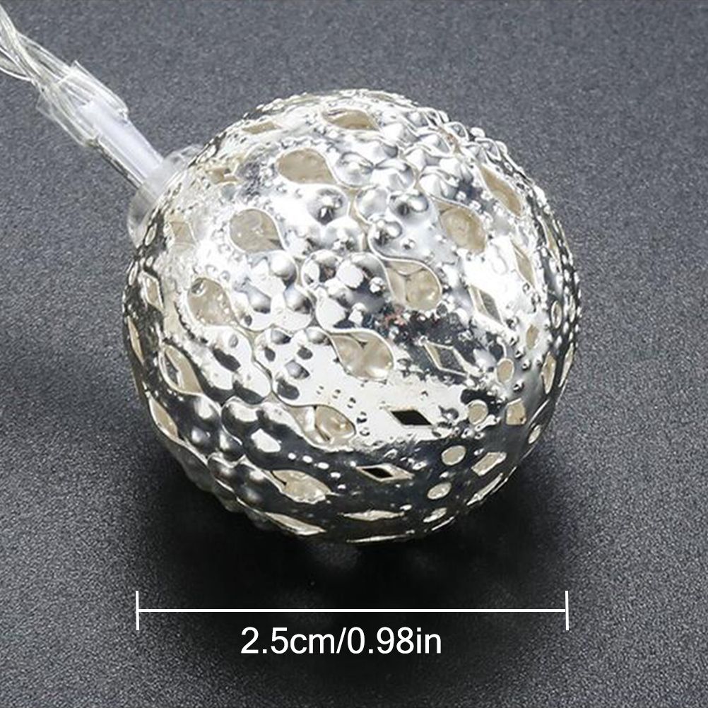 Moroccan Balls Light String 30 LEDs Fairy Light Battery Powered Decorative Light String โ image 3