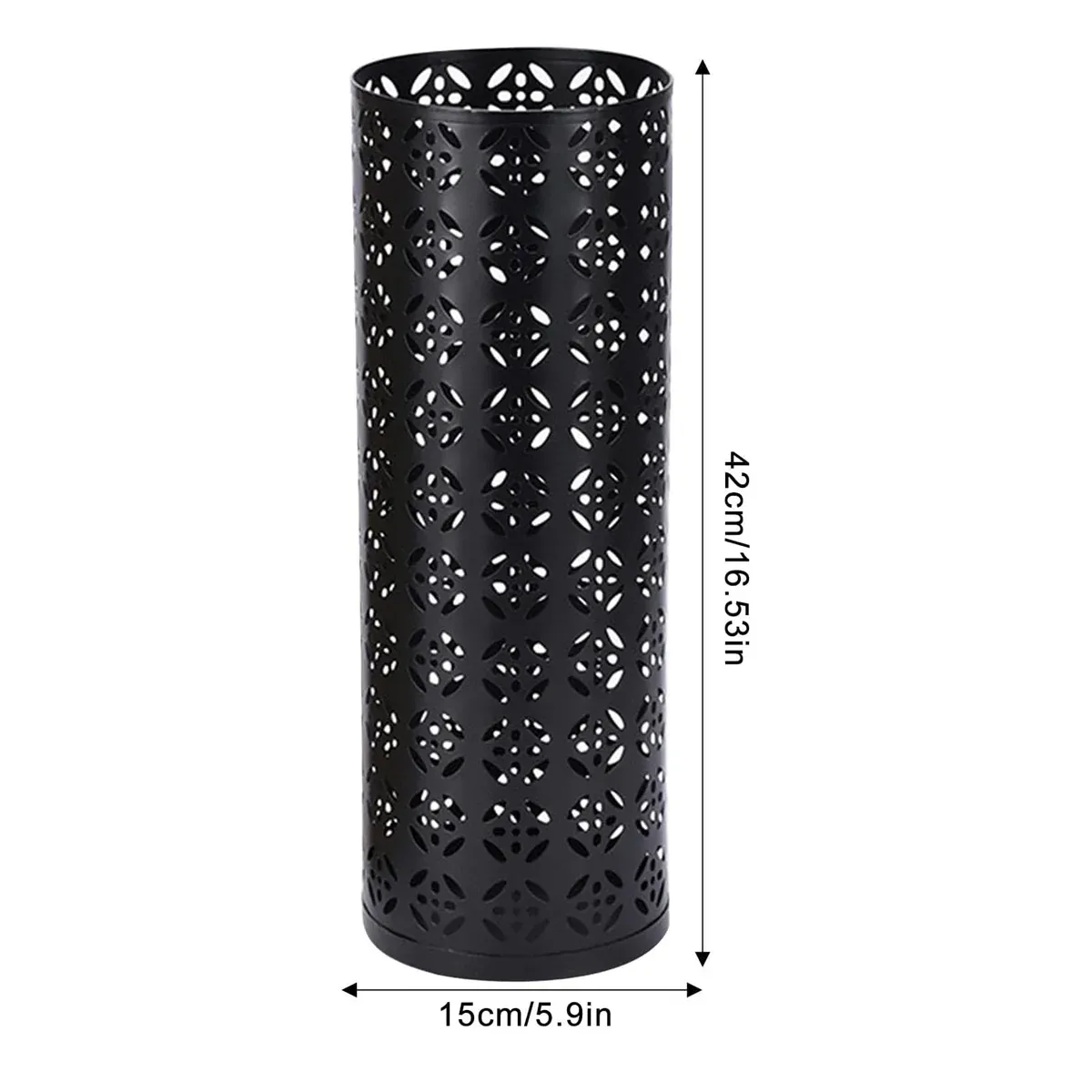 Multifunctional Metal Flower Storage Bucket Umbrella Holder Rack Home Decor — image 3