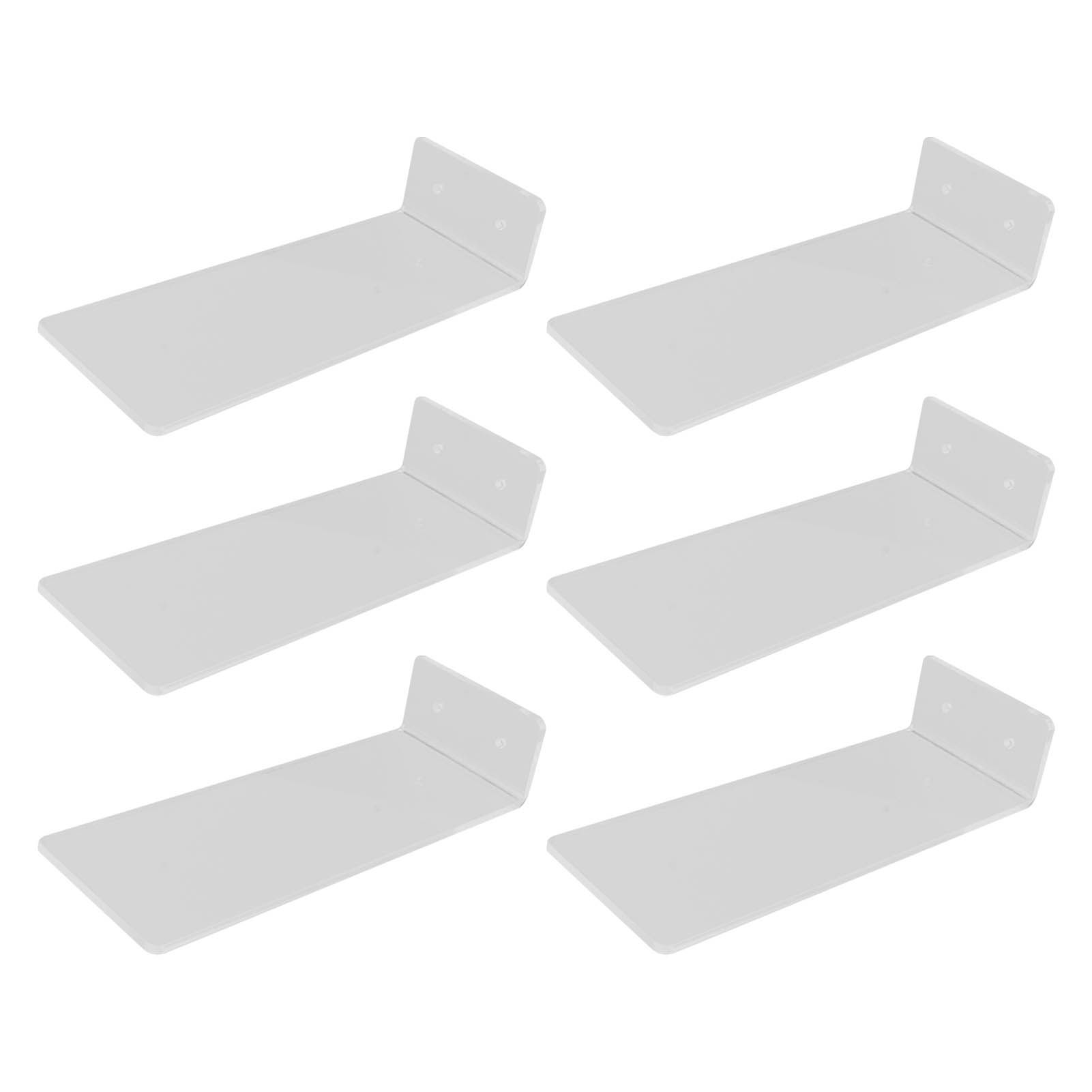 6Pcs Floating Shoes Rack Basketball Shoes Football Shoes Display Rack Wall Acrylic Transparent Sneakers Shelf โ image 4