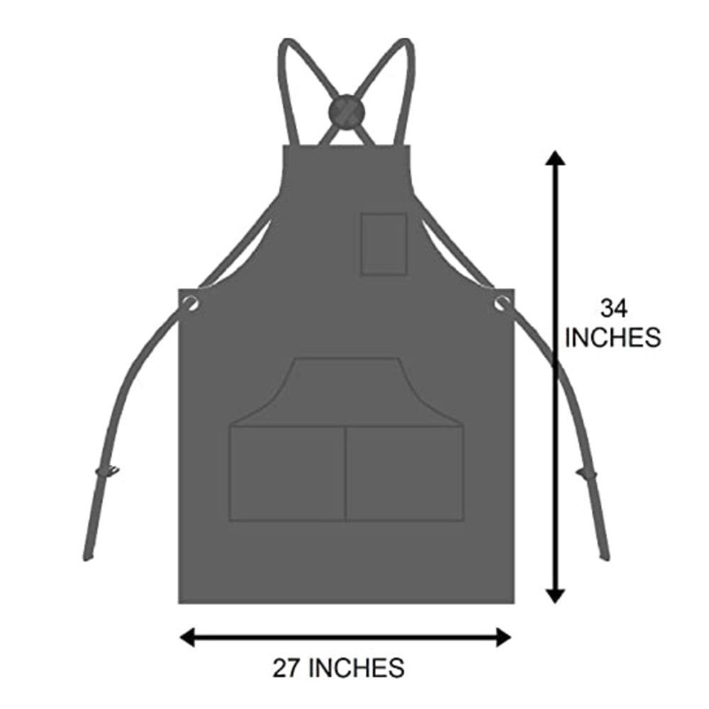 Durable Goods Professional Grade Chef Apron for Kitchen, BBQ & Grill,Water Resistant Canvas Apron with Quick Release Buckle โ image 4