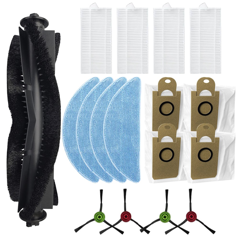 Main Side Brush Filter Mop Cloth Dust Bag Kit for Lydsto R5/R5D Accessory Set — image 2