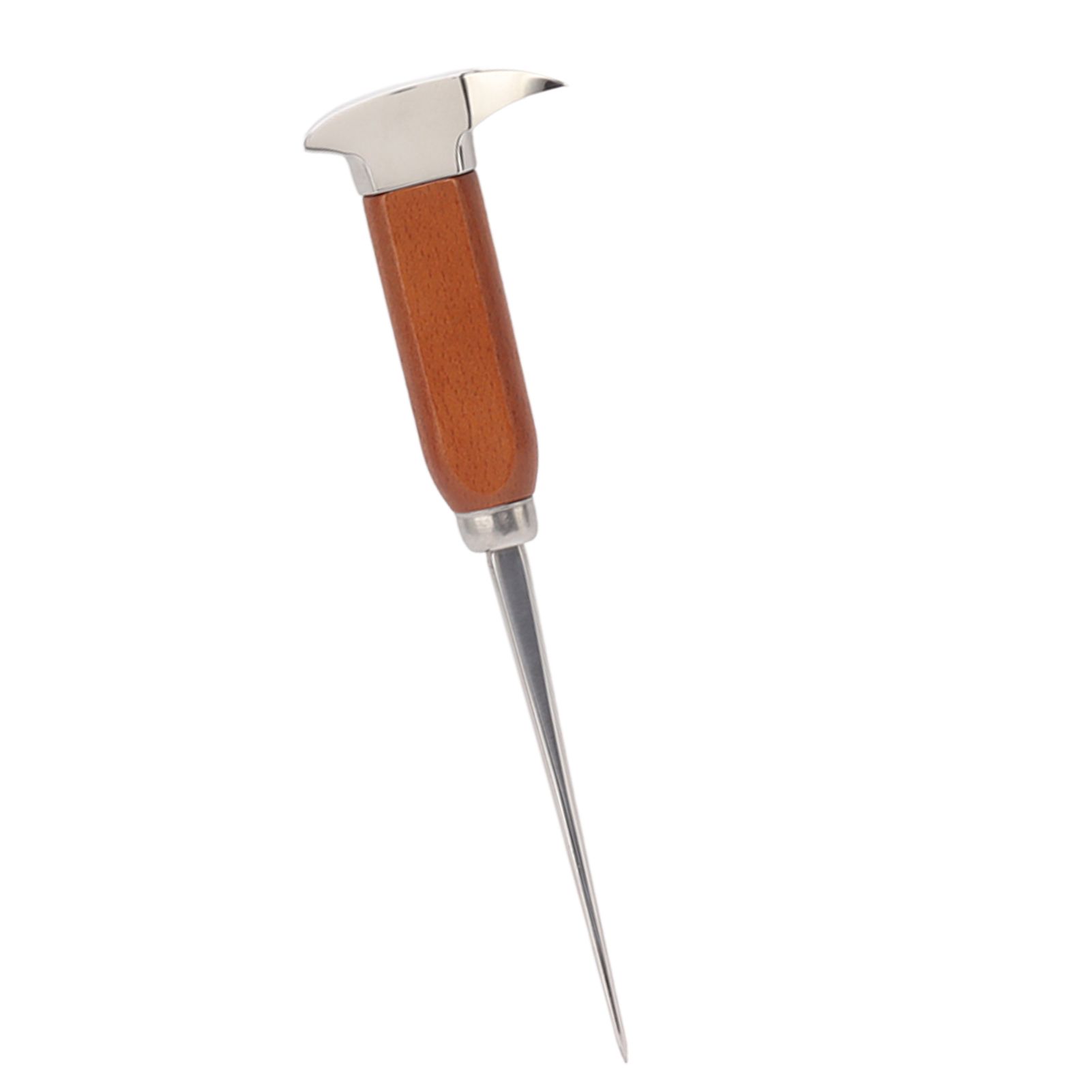 Ice Pick with Wood Handle Stainless Steel Ice Chipper Ice Crusher Tool for Bars Bartender — image 2