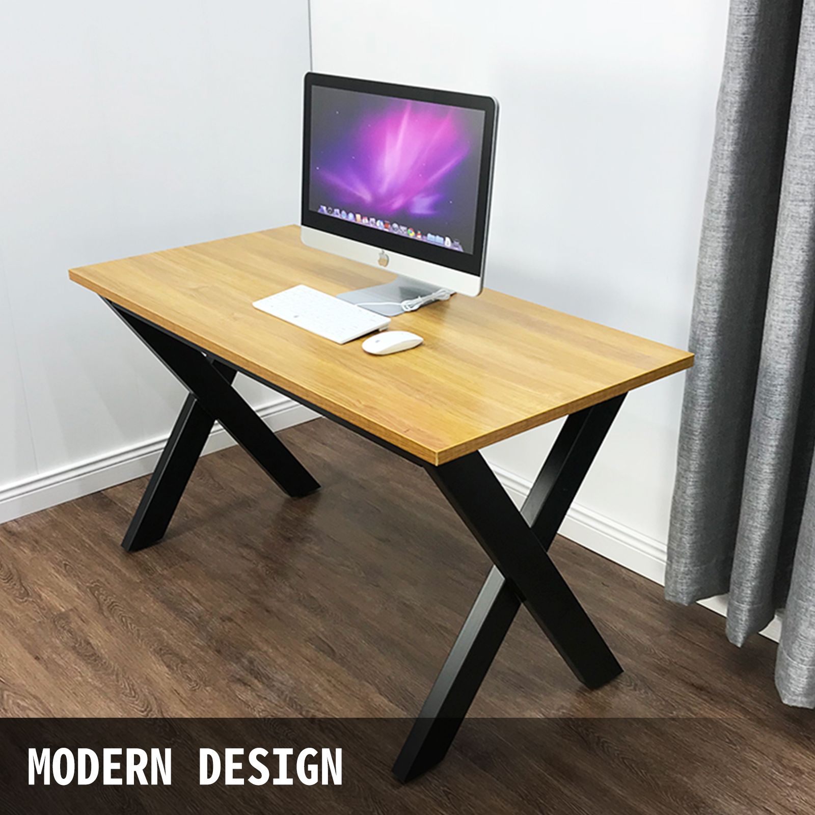 Metal Table Legs 28.4 x 29.9 Inch Black Table Legs Premium steel table legs with X-frame style Steel Bench Legs Country Style Table Legs Furniture Leg Perfect โ image 6