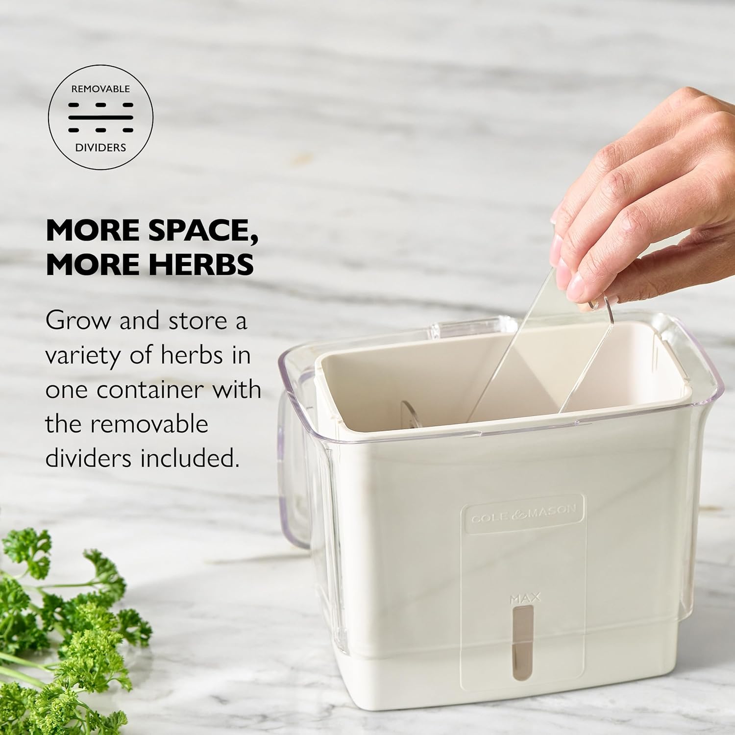 Fresh Herb Keeper - Acrylic Storage Container for Refrigerator - Storage for Herbs & Vegetables for Fridge - Fresh Herb Keeper โ image 4