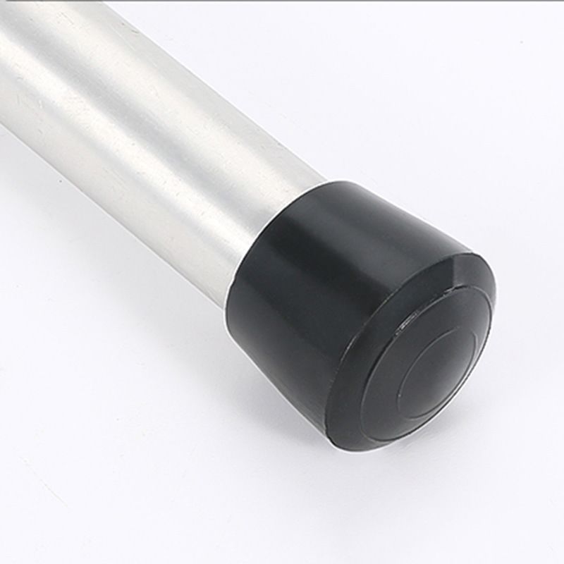 16 Pack Rubber Furniture Leg Caps, Non-Slip Floor Protectors for Chairs, Tables and Tubular Legs, Black, 10 mm