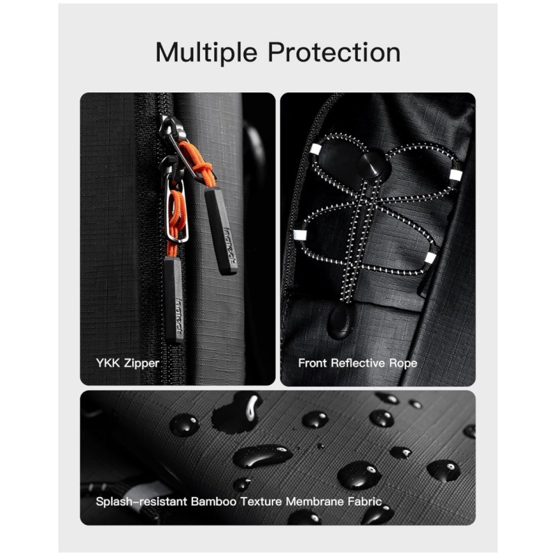 Black Modern Urban Sling Bag Crossbody Chest Pack with Quick Adjustable Strap Compact Daypack for Travel and Daily Commute โ image 5