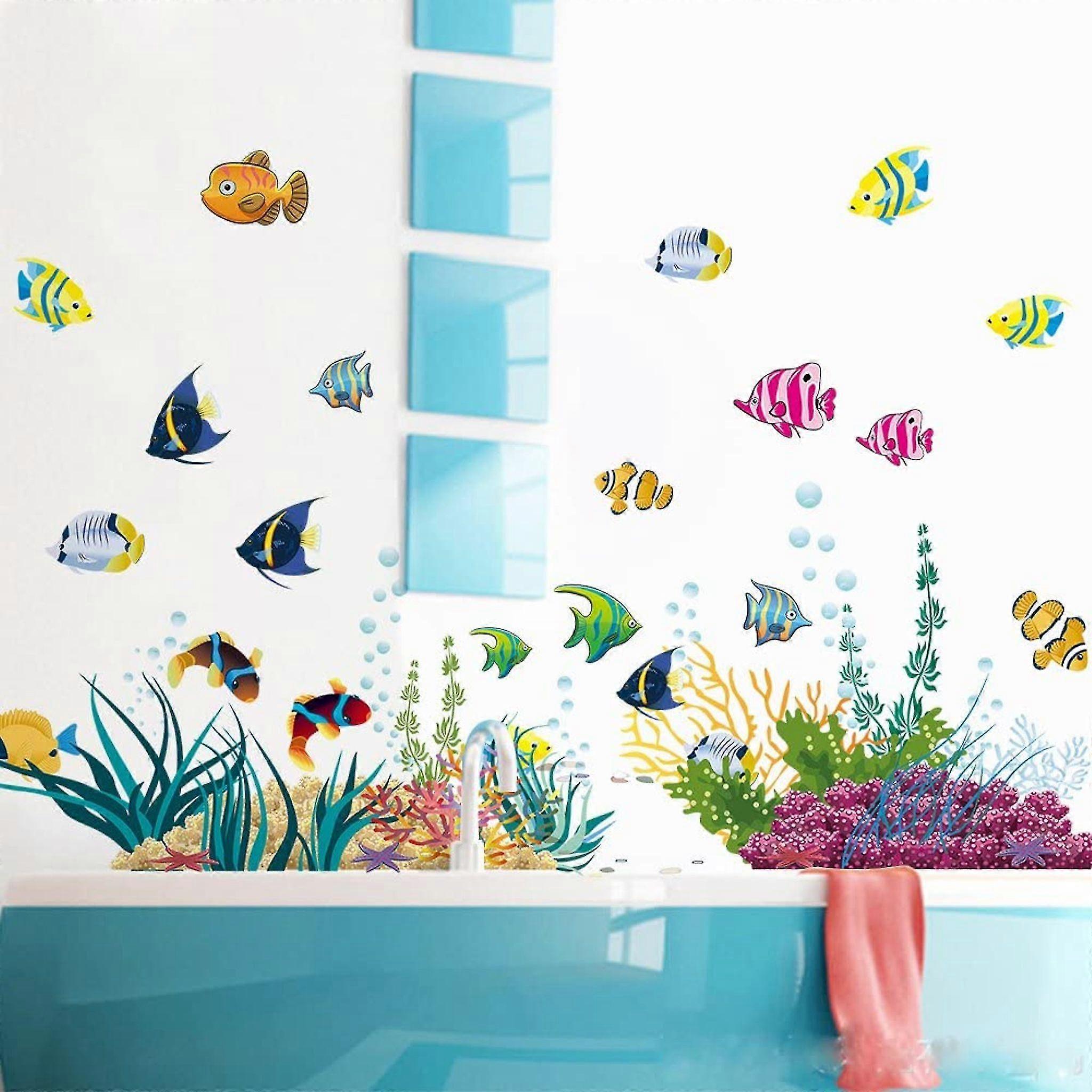 Colorful Wall Stickers I Murals: 130 X 42cm I Wall Tattoo Bathroom Tile Sticker โ image 3