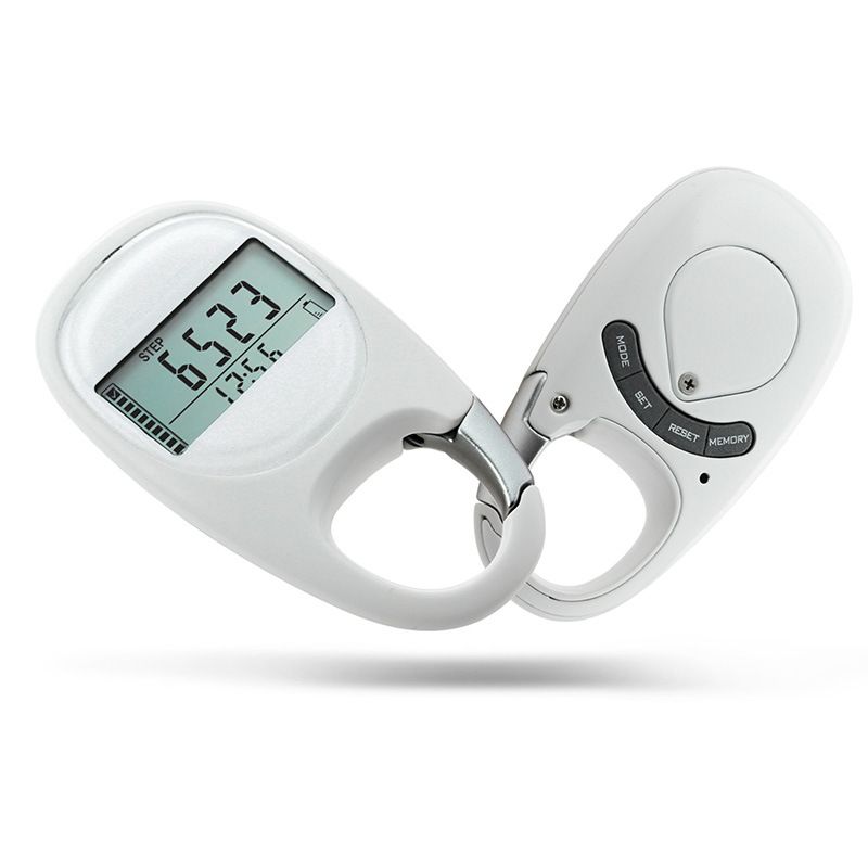 Portable Pedometer 3D Digital Pedometer with Clip Simple Walking Step Counter for Men Women Kids Track Steps and Miles/Km Calories โ image 3