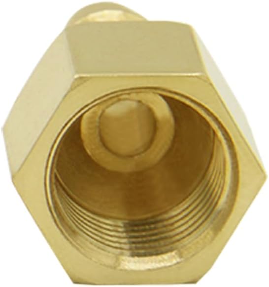 4PCS Air Plug to 3/8" Flare Female SAE Flare Fittings SAE 45° Female Industrial Brass Air Hose Quick Connect Air Fittings — image 3