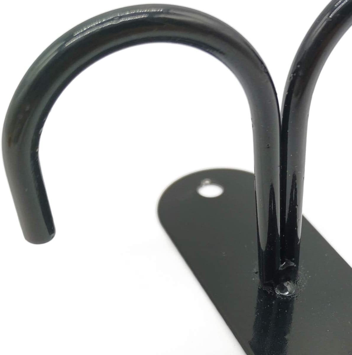 Mug holder with 6 hooks - Country style mug holder - Under-cabinet cup holder - With 12 hooks - For hanging mugs - coffee mugs, beer steins, and — image 2