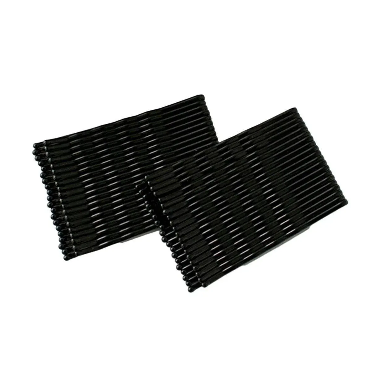 40 PCS Short Black Waved Hair Pins Bobby Pins Grips Salon Dance Hair Accessories - Long Wave Clip