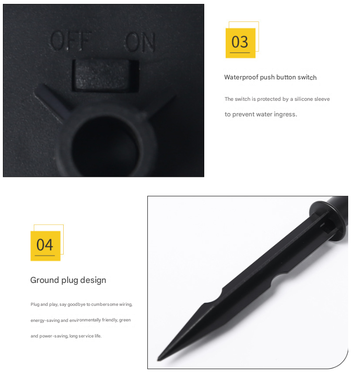 Yellow House Solar Powered Mushroom House Garden Stake Lights - Outdoor Waterproof Resin Landscape Decorative Lamps with Warm LED Glow for Patio, Lawn, and โ image 4