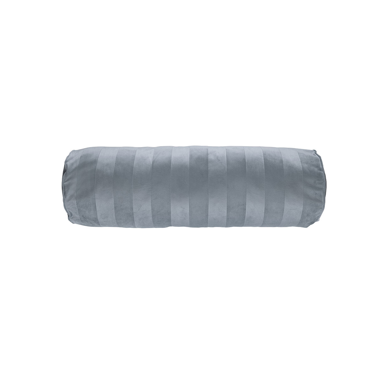 KAAT Amsterdam Softy Stripe Blue Grey Oblong Neckroll Filled Cushion 22cm x 70cm