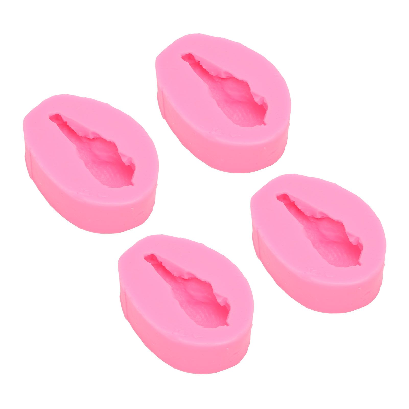 4 Pcs Silicone Mold Drumstick Shape Fondant Silicone Mold Chocolate Cake Decorating Mold DIY Pastry Baking Mold — image 4