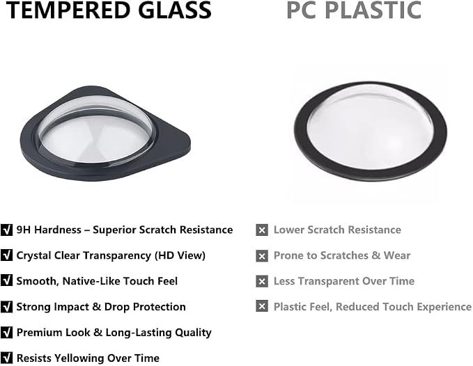 Premium Tempered Glass Front Camera Lens Guard Cover Protector For Te/sla Model Y Model 3 Cybertruck - Autopilot Compatible - Scratch & Drop Resistant β image 3