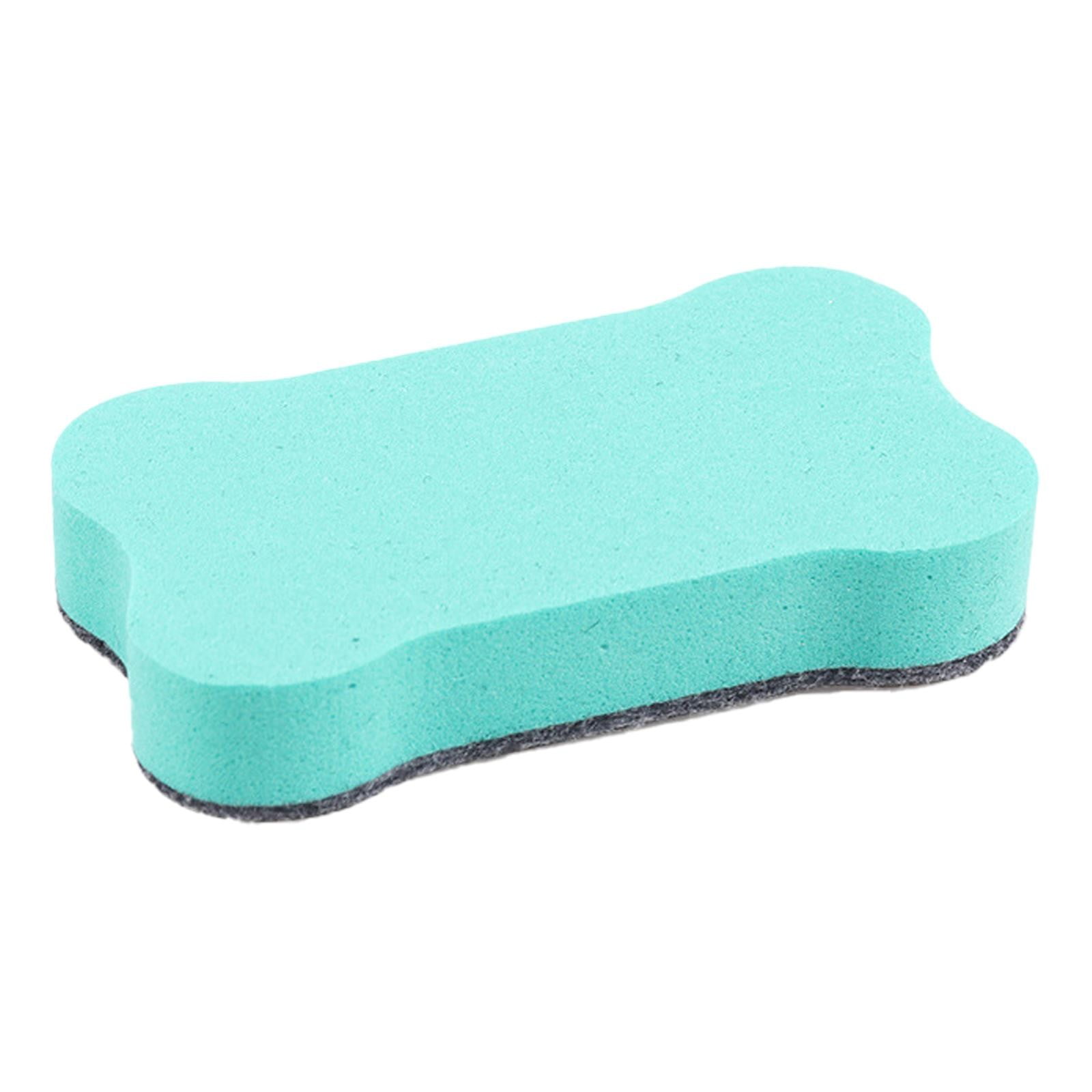 Magnetic Blackboard Eraser Green Whiteboard Dry Eraser Bone Shape Suitable for Scho-ǒls Homes and Red Yellow Blue and One Size Green