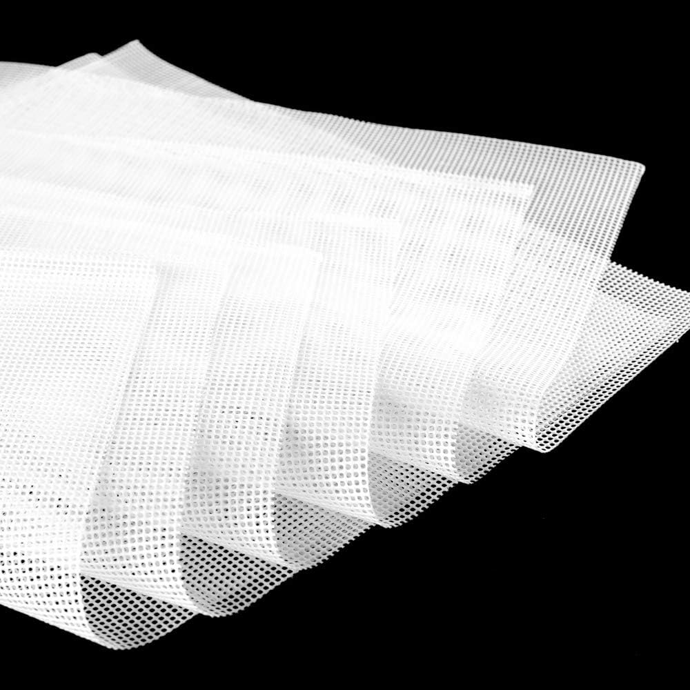 6 Pack Silicone Dehydrator Sheets,Non-stick Food Fruit Mats Reusable Steamer Mesh Mat for Dryer (6, 14 x inch) inch