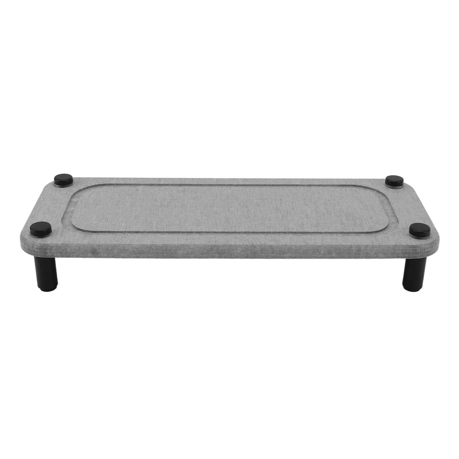 Sink Caddy Instant Dry Sink Organizer Dries Instantly Sink Holder Diatomaceous Pedestal Stand Riser with Stainless Steel Feet Grey โ image 2