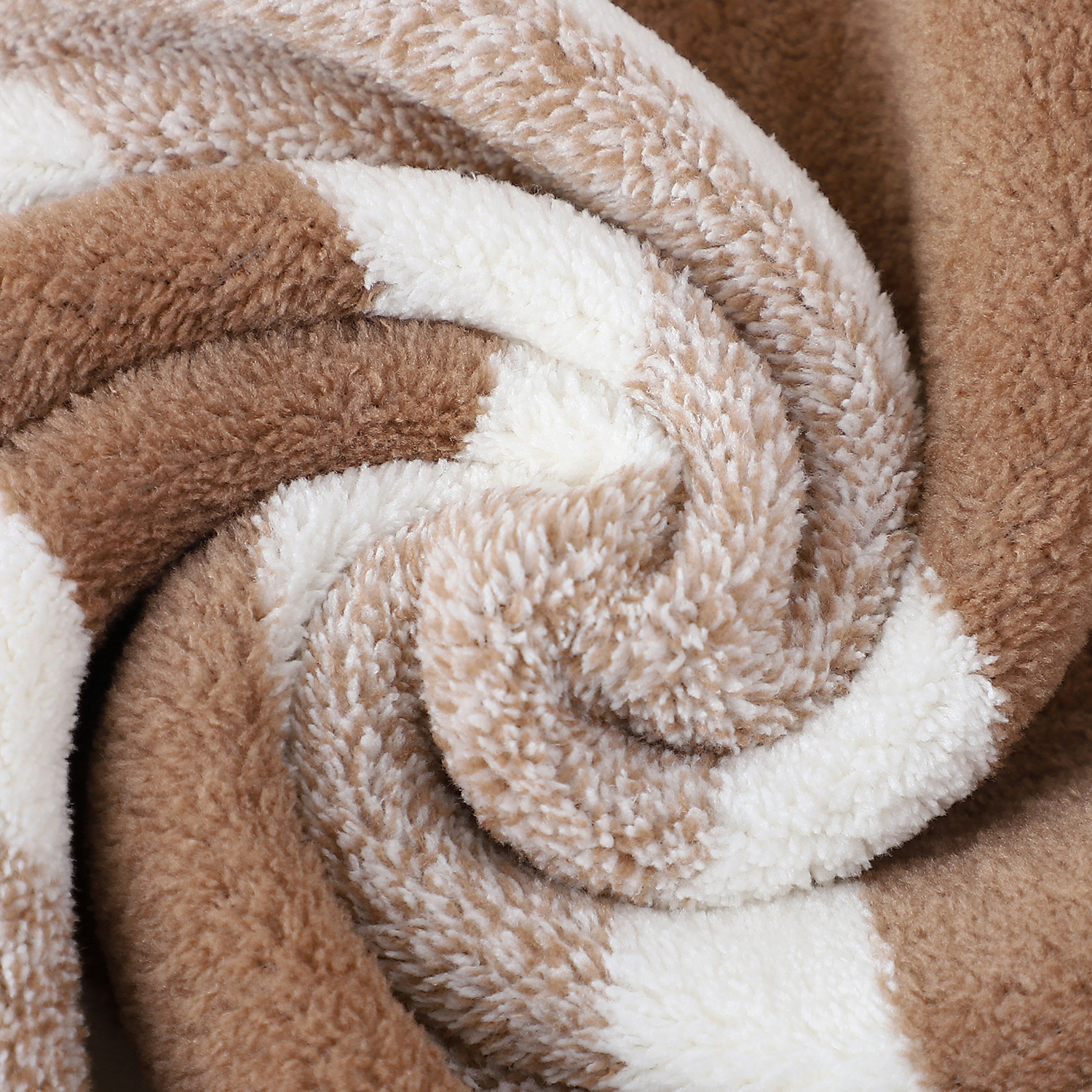 Luxury Cotton Striped Towel Set - 6 Piece Set (2 Hand Towels, 2 Bath Towels, 2 Washcloths), Ultra Soft and Absorbent (Brown) โ image 3