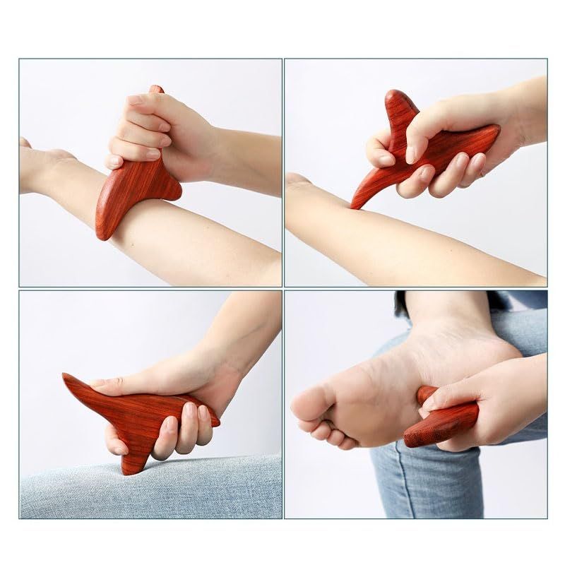 Reflexology tools, Wood Therapy Massage Tools, Widely Used as Head Neck Hand Waist Calf Leg Foot Massager โ image 3