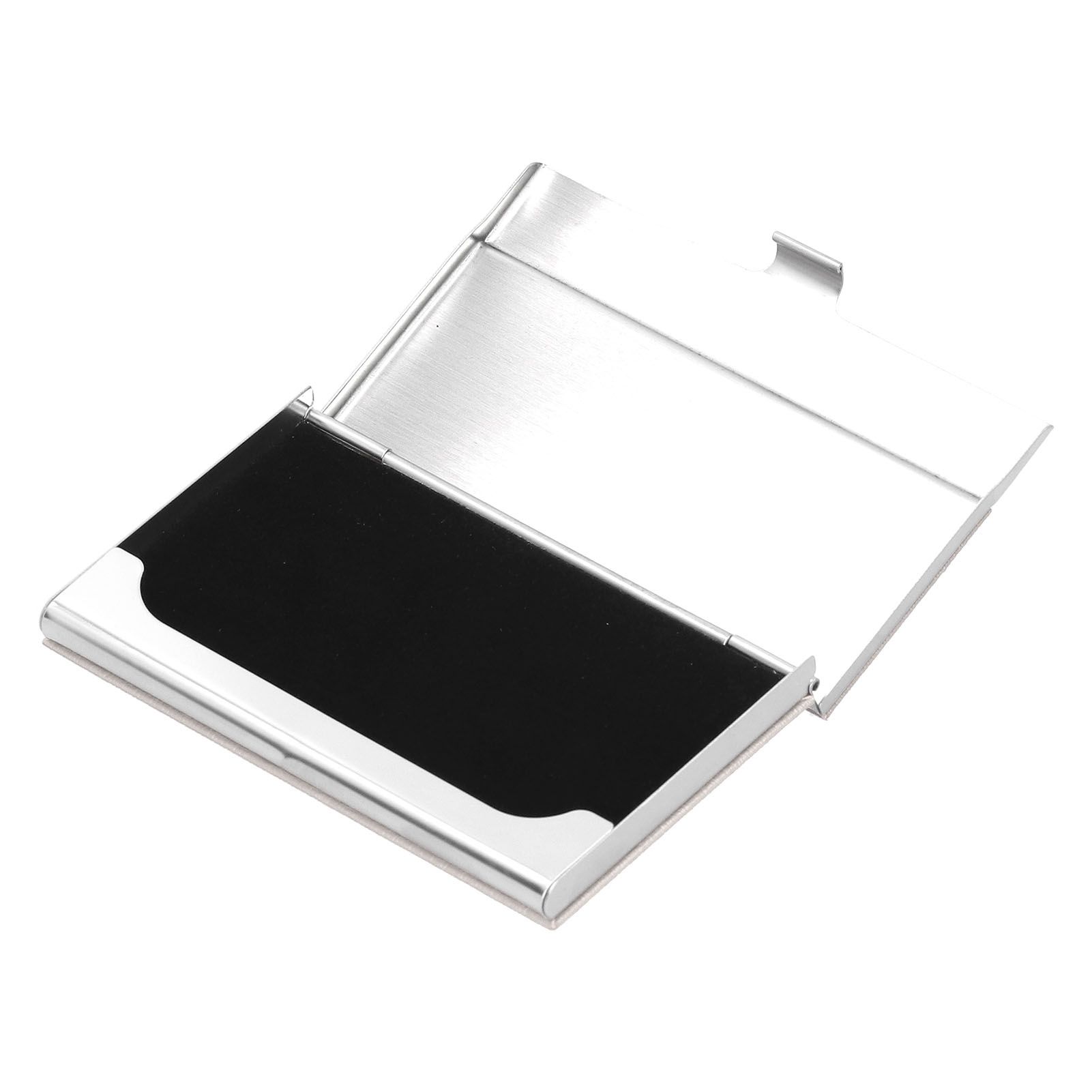 Business Card Holder Stainless Steel Name Card Case for Traveling and Business SuppliesWhite 701# — image 4