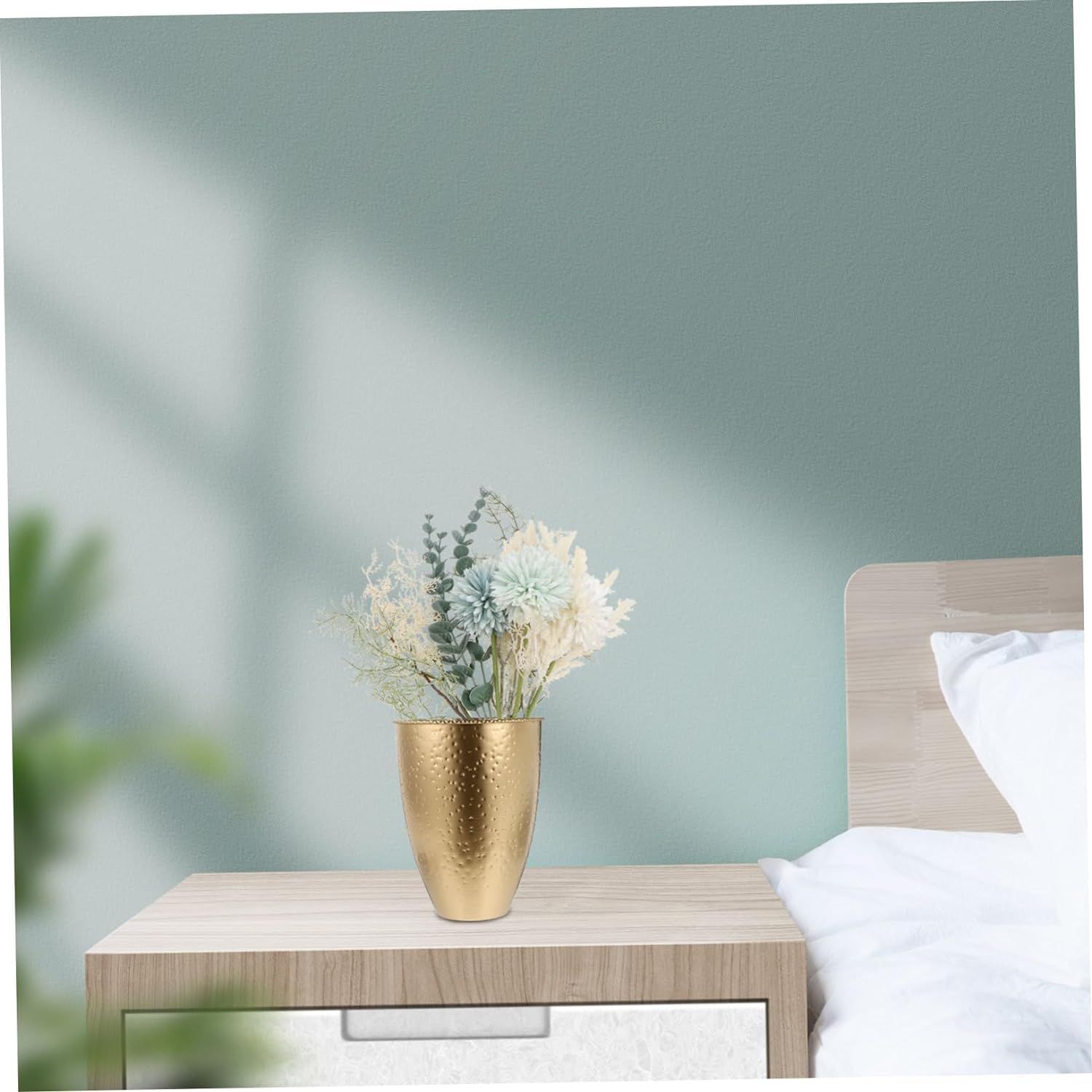 Round Flowers Planter Decorative Stackable Pot for Garden Farmhouse Home Patio Birthday Party Centerpieces Table Arrangement Decor — image 4