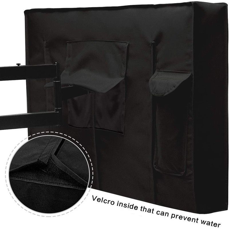 Weatherproof Outdoor Wall-Mounted TV Cover, 210D Oxford Fabric, Dustproof, Waterproof, and UV-Resistant for Patio, Terrace, and BBQ Area Use โ image 5
