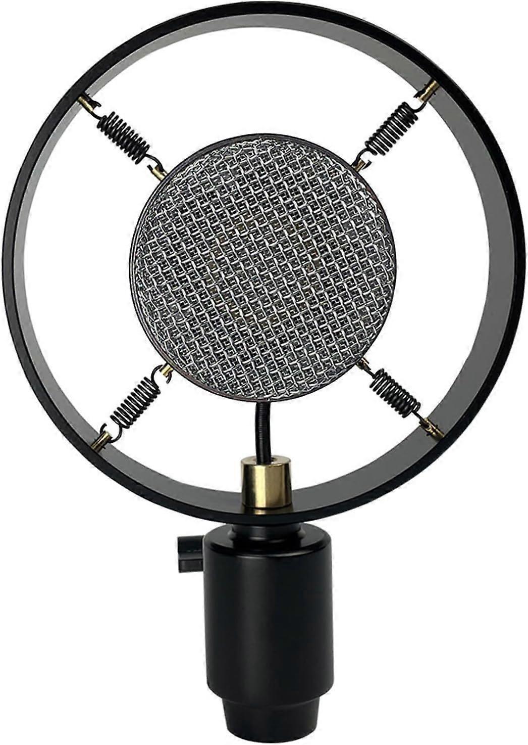 Retro Condenser Microphone Prop - Vintage Style Mic for Video or Decoration — image 4